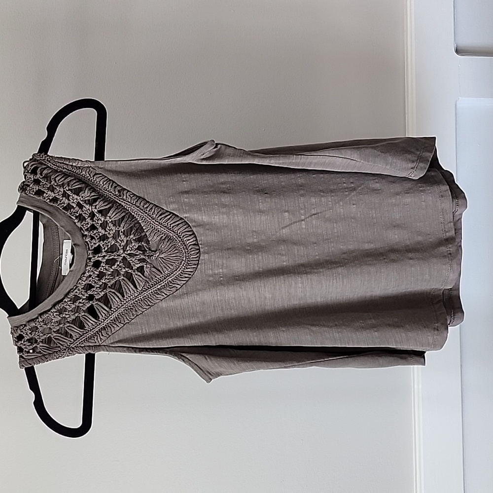 Maurice's crochet neck tank size S